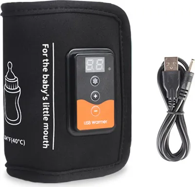 Produktbild von Baby Flaschenwärmer Tasche, Tragbarer USB Milchflaschenwärmer, Isolierthermostat Flaschenwärmer Tasche Milchwärmer Flaschenheizungshalter für Baby Feeling Flasche