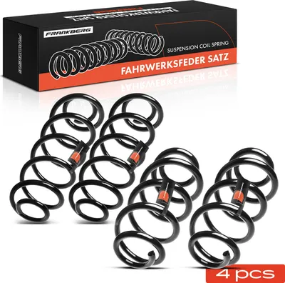 Produktbild von Frankberg 4x Fahrwerksfeder Vorne Hinten für Audi A4 Avant 8K5 2.0L 3.2L