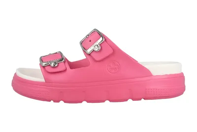 Produktbild von Rieker Pantoletten in Übergrößen Rosa P2180-32 große Damenschuhe