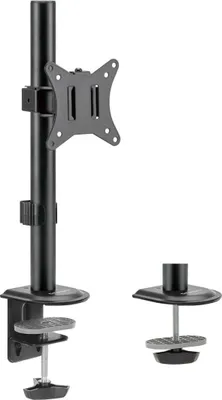 Immagine prodotto di SENSE7 FLOAT Supporto per monitor singolo da 17-32 pollici, VESA 100x100 mm, supporto da tavolo per PC, regolabile in altezza, ruotabile a 360°, ergonomico