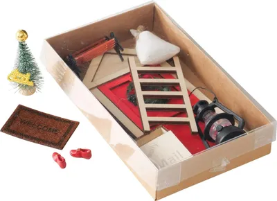 Zdjęcie produktu dla Drzwi elfa DIY, ozdoba na ścianę, 17 cm