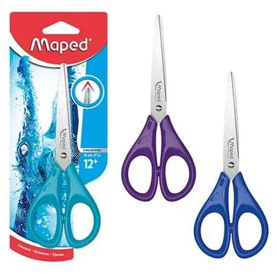 Obrázok produktu pre Nożyczki Maped Essentials Pulse 16 cm szkolne mix kolorów