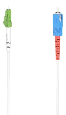 Immagine prodotto di Hama - Cavo di rete - da LC/APC (W) a SC/UPC (M) - 9,0 m - fibra ottica - senza alogeni, guaina antipiega, FO, Gigabit E