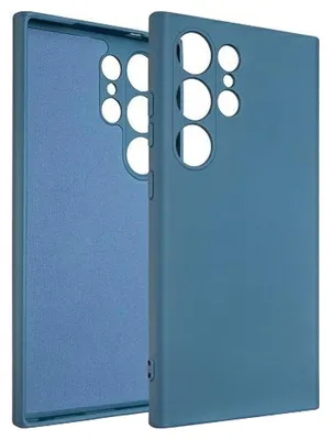 Imagen del producto de Funda De Silicona Beline Para Samsung S24 Ultra S928, Azul/Azul