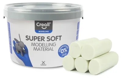 Image de Creall Supersoft clay White, 1750gr.