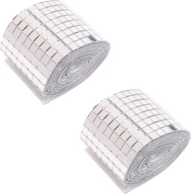 Obrázek produktu pro 2 stříbrné samolepky na keramické dlaždice - 4 cm * 1 m