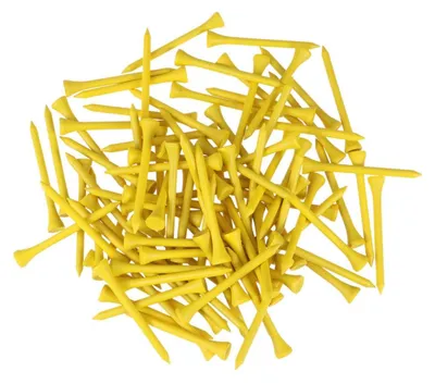 Produktbild von Golftees 300 Stück - Holztees - Yards Tees - Golfzubehör - Wiederverwendbar - Stoßfest und Langlebig - Golfzubehör
