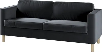 Produktbild von Dekoria Bezug für Pärup 3-Sitzer Sofa, schwarz,