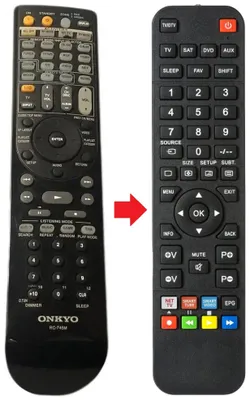 Produktbild von Fernbedienung passend für ONKYO TX-NR1007 | TX-NR807