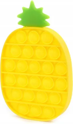 Produktbild von Push Pop It Ananas Fidget Toy Antistress Spielzeug Frucht Silikon Stressabbau Kinder Bunt