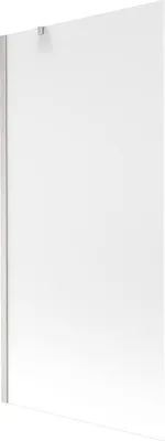 Zdjęcie produktu dla Mexen Next parawan nawannowy 1-skrzydłowy 90 x 150 cm, szron, nikiel szczotkowany - 895-090-000-00-30-97