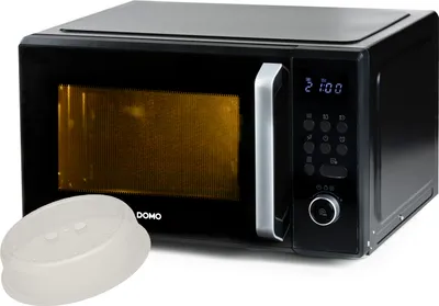 Produktbild von Mikrowelle 1000 Watt 8 Programme, Drehteller Auftaufunktion& Timer Abdeckhaube