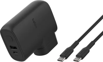Produktbild von Belkin BOOST Charge Hybrid Dual Ladeger.+Powerbk.BPZ003bt1MBK-B6