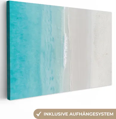Produktbild von OneMillionCanvasses® - Leinwandbilder - 150x100 cm, Strand - Meer - Insel, Wandbilder Kunstdruck Wanddekoration