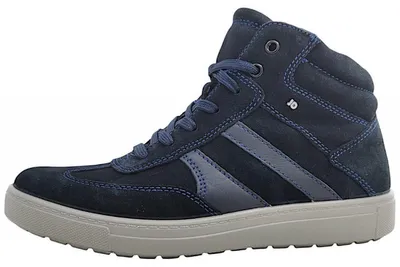 Immagine prodotto di Scarpe da uomo Jomos, stivali con lacci, colore blu, adatte al tempo libero
