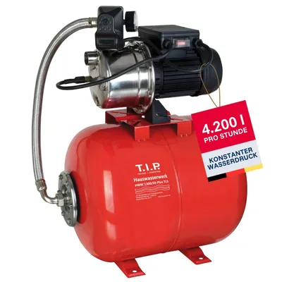 Obrázek produktu pro T.I.P. domácí vodárna HWW 1300/50 Plus TLS, max. průtok 4 200 l/h, příkon: 1 200 W, max. výtlačná výška 50 m