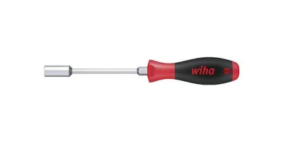 Produktbild von Wiha Steckschlüssel 6-kant SW 10mm Gesamtlänge 238mm mit Rundklinge / Innenbohrung 6-kant-Ansatz Chrom matt - 1095