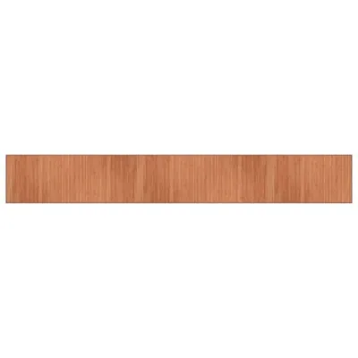 Immagine prodotto di vidaXL Tappeto rettangolare marrone 70x500 cm Bamboo