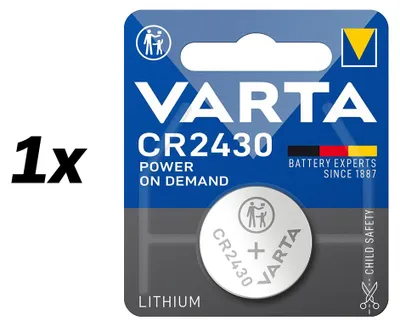 Produktbild von 1x Varta Knopfzelle CR2430 Batterie 3V Lithium Coin Retail #1