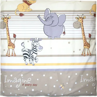 Produktbild von Primawela Deko Kissenbezug Bezug für Baby Kind für Kissen 80x80 cm 25. Safari Beige