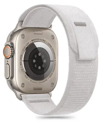 Produktbild von Tech-Protect Nylon-Streifen Apple Watch 6 / 7 / 8 / 9 / 10 / Se / Ultra 1 / 2 (44 / 45 / 46 / 49 Mm) Buntgrau