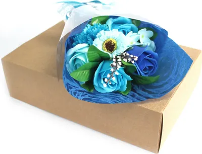 Produktbild von Stehender Seifenstrau§ in Box Blau