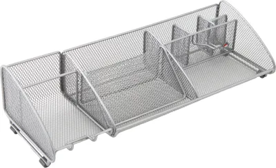 Produktbild von ALBA Stifteköcher MESHBOARD M Drahtmetall 9 Fächer grau