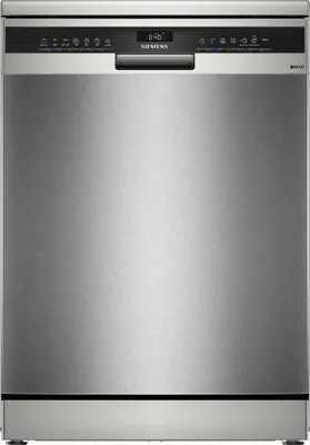 Produktbild von Siemens iQ300 SN23HI02KE, Freistehend, Standardgröße (60 cm), Edelstahl, Schwarz, 1,75 m, 1,65 m