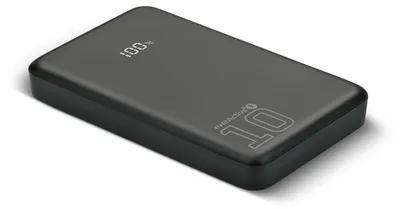 Imagen del producto de Batería externa de 10.000 mAh, 1 puerto USB, 2 puertos USB-C, 20 W, compatible con QC4+, pantalla LCD, color