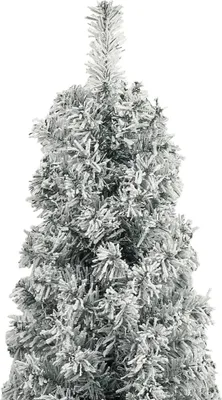 Produktbild von vidaXL Weihnachtsbaum Schlank mit Ständer Beschneit 270 cm PVC