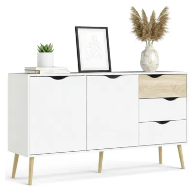 Produktbild von Sideboard - Weiß 39x147x81h cm