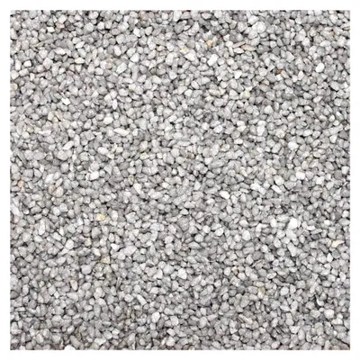 Produktbild von 1kg Dekogranulat Granulat Streudeko Farbgranulat Dekosteine Farbkies ca. 0,7L 2-3mm, Farbe:grau