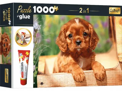 Produktbild von Trefl Mały szczeniaczek 1000 Teile Puzzle mit Kleber