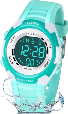 Produktbild von Kinder Digitaluhren,7 Farben LED-Licht Sport Armbanduhr Jungen Wasserdicht Kinderuhr mit Alarm Stoppuhr, Outdoor Armbanduhr für Jungen Mädchen 5-18