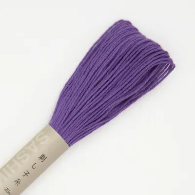 Produktbild von Olympus Sashiko Garn, Baumwolle, Strang, ca 20m, Farbe 19, lila, hergestellt in Japan