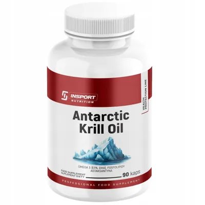 Produktbild von Krillöl Kapseln Antarktisches 1000 mg 90 stuck | mit EPA & DHA, für Herzfunktion und Gehirnfunktion