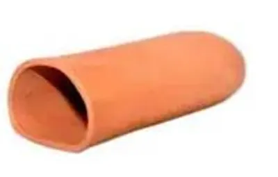 Productafbeelding van CeramicNature Leghol medium rond bruin M 12x5x4 cm voor aquarium en terrarium Rood - 12x5x4cm