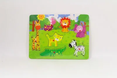 Immagine prodotto di Puzzle di legno - safari