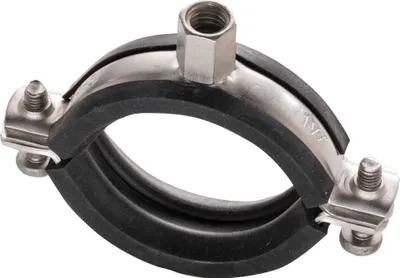 Produktbild von 2 Stück - Schraubrohrschelle 54-60mm M8/M10 SRS Plus Edelstahl A4 : 54-60 mm M8/M10 V4A Größe: 54-60 mm M8/M10 V4A