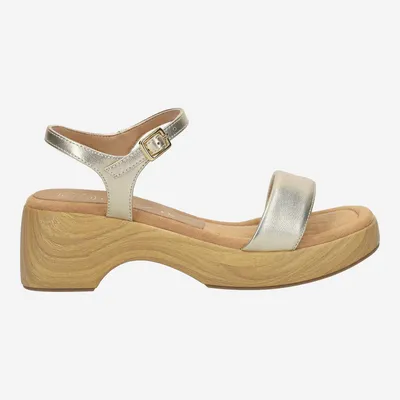 Produktbild von Unisa IRITA_LMT_26_ PLATINO, Sandaletten in Gold für Damen, Größe 39