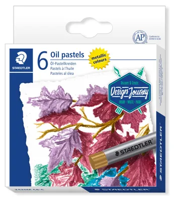 Productafbeelding van STAEDTLER® 2420M C6-C, metallic oliepastel, 6 stuks, in etui