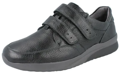 Produktbild von WALDLÄUFER K-Fabian Herren Klettschuhe schwarz Hirschleder - Größe: UK 10