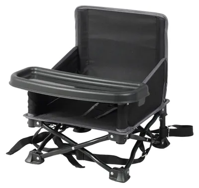 Obrázok produktu pre Detská sedačka 2-in-1, skladacia, taška, čierna, na cesty