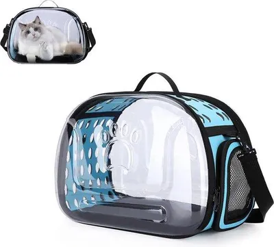 Produktbild von Famanu Transportbox für Haustiere - Faltbar und waschbar, für kleine bis mittelgroße Katzen und Hunde