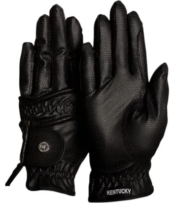 Produktbild von Kentucky Horsewear Handschuh mit Grip Reithandschuh Schwarz 7,5