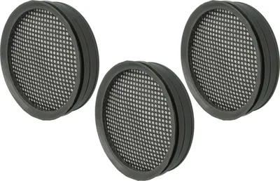 Produktbild von vhbw 3x Staubsaugerfilter kompatibel mit Philips SpeedPro Aqua FC6729, FC6728, FC6729/01, FC6728/01 Staubsauger - Schaumstofffilter Grau