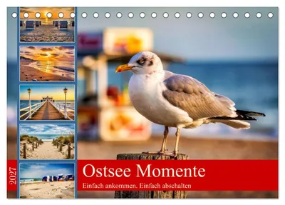 Produktbild von Ostsee Momente (Tischkalender 2027 DIN A5 quer), CALVENDO Monatskalender