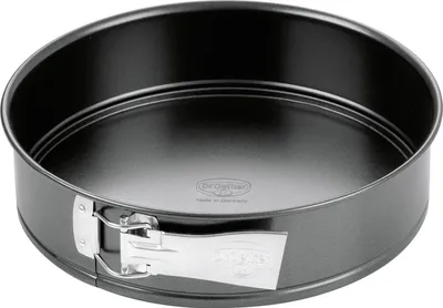 Zdjęcie produktu dla Dr. Oetker 2513, Forma do ciasta z klamrą, Okrągły, Płaska powierzchnia, Czarny, 260 mm, 260 mm