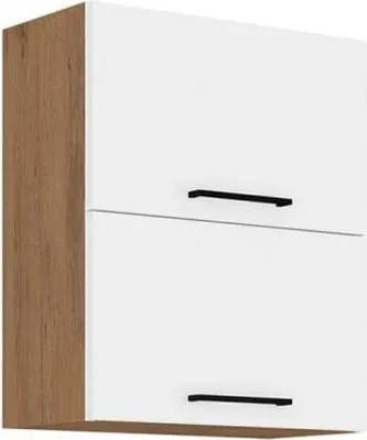 Immagine prodotto di Mobile cucina a due ante 60 cm ZHILAN - rovere lancelot / bianco lucido