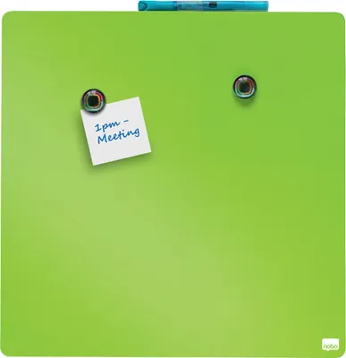 Produktbild von nobo Weißwandtafel quadratisch (B)360 x (H)360 mm grün